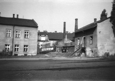 Widok z ulicy Smolki, 1973 r. Z archiwum Wiesława Wąsika.