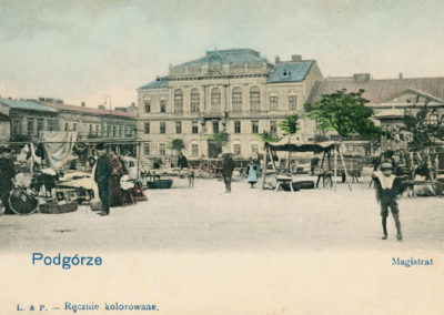 Magistrat, Rynek Podgórski w dzień targowy. Ze zbiorów Marka Sosenki.