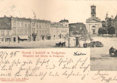 Rynek Podgórski, 1899. Z archiwum Wiesławy Karczewskiej.