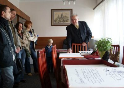 W gabinecie prezesa Spółdzielni Pracy J. Dąbrowskiego, 2008.