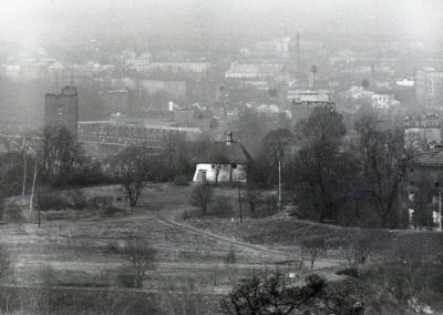 Wiosna 1991, widok z kopca Krakusa. Z archiwum AJC.