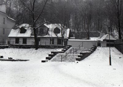 Dworek przy Zamojskiego, zima 1990-91.