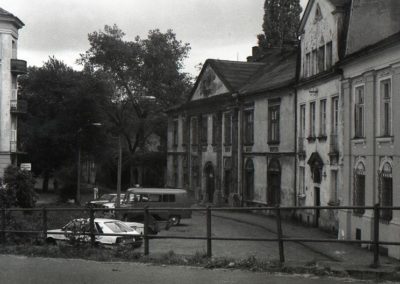 Ślepa końcówka Józefińskiej czyli obecnie okolice kładki Bernatka. Z archiwum AJC.