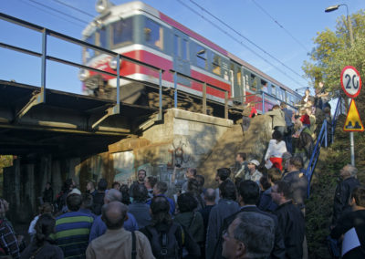 Spacer Między płaszowską "szopą" a bocznicami Prokocimia - czyli wędrówka po kolejowych użytkach i nieużytkach Podgórza, 2012.