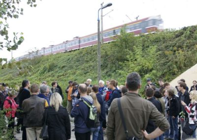 Spacer "Po żelaznych szlakach wędrując czyli o przeszłości i teraźniejszości kolei w starym Podgórzu, 2010.