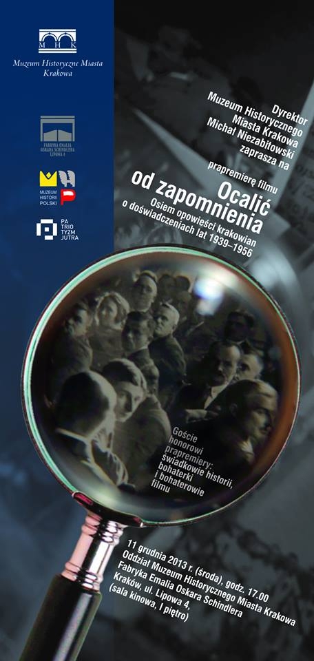 Ocalić od zapomnienia – premiera filmu