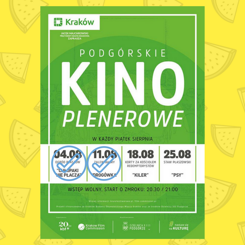 Przedostatni pokaz Podgórskiego Kina Plenerowego