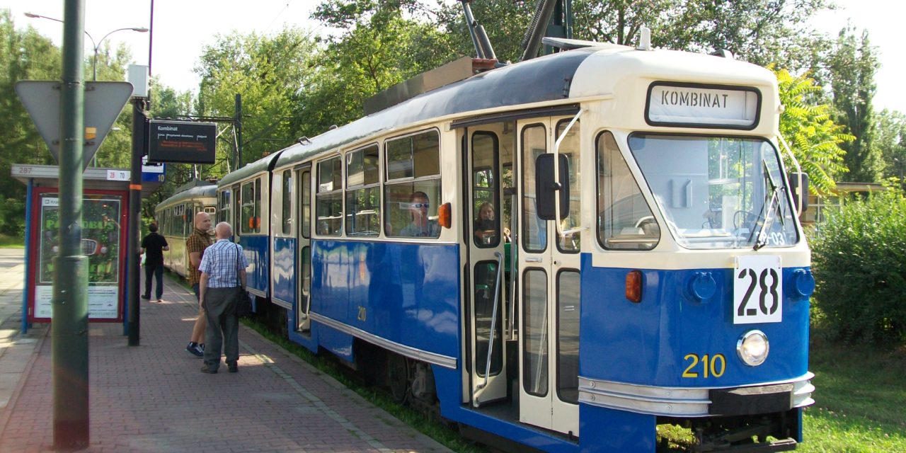 Zabytkowe tramwaje na Bieżanowie