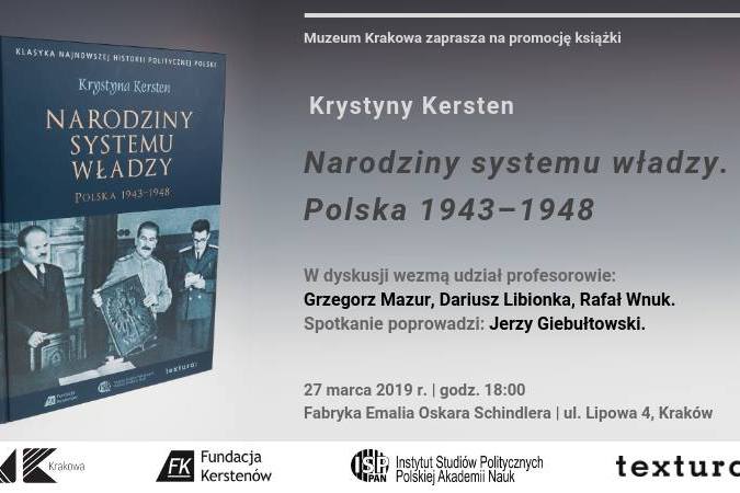 Promocja książki „Narodziny systemu władzy. Polska 1943–1948”