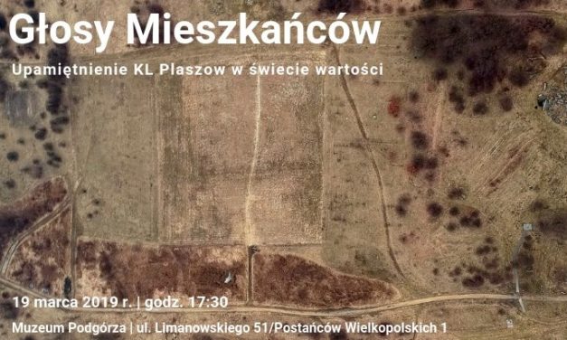 Upamiętnienie KL Plaszow – spotkanie