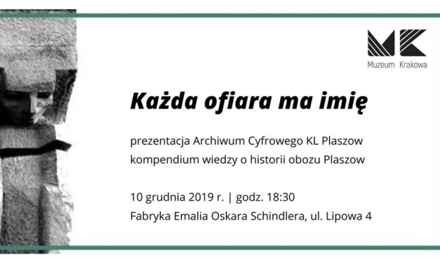 Zaproszenie na spotkanie „Każda ofiara ma imię”