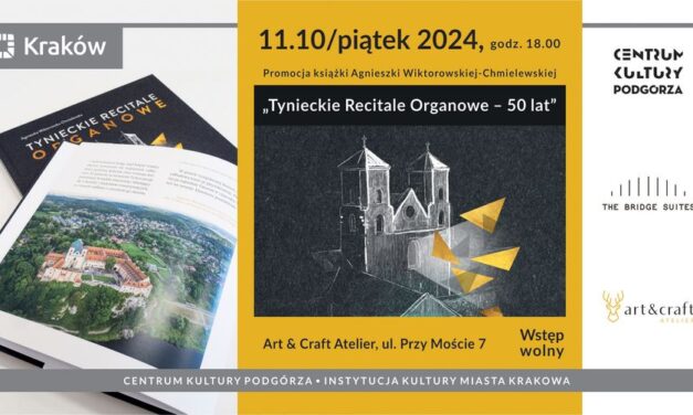 Zaproszenie na promocję książki – „Tynieckie recitale organowe – 50 lat”