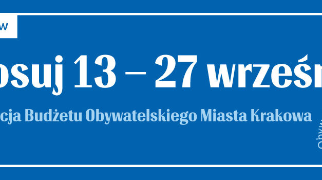 Głosujmy w Budżecie Obywatelskim 2024 (13 – 27 września)