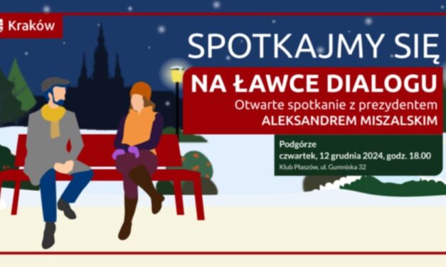 „Ławka dialogu” w Płaszowie