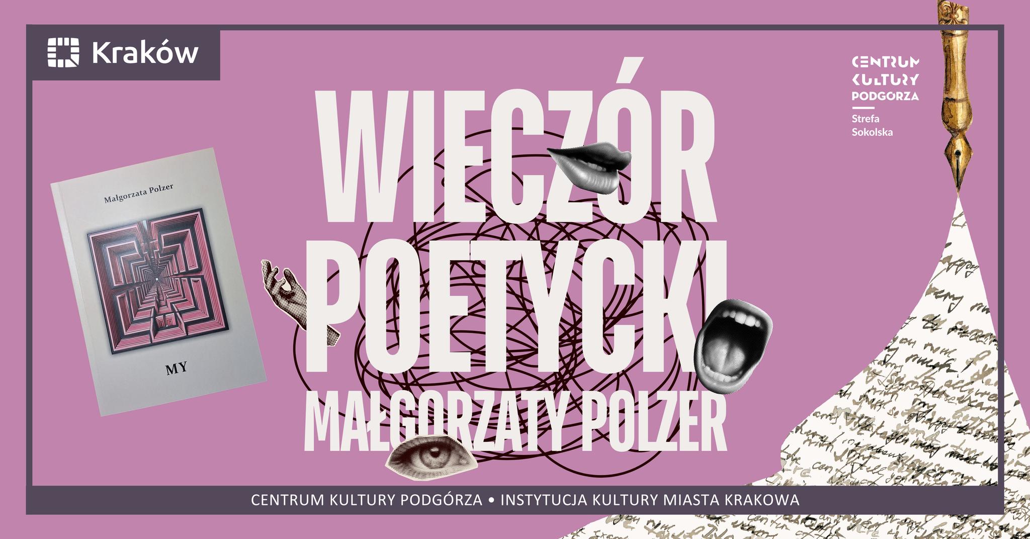 Zaproszenie na wieczór poetycki Małgorzaty Polzer