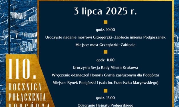 110 lat połączenia Podgórza i Krakowa