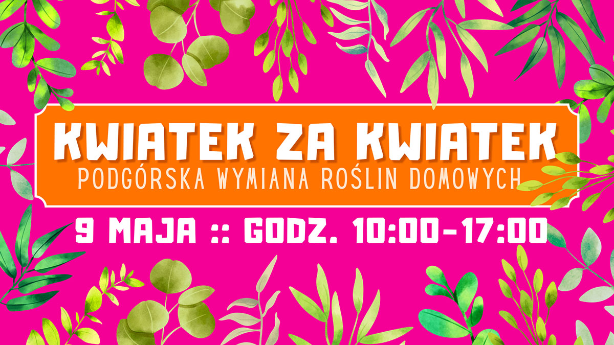 Muzeum Podgórza zaprasza na wydarzenie „Kwiatek za kwiatek”