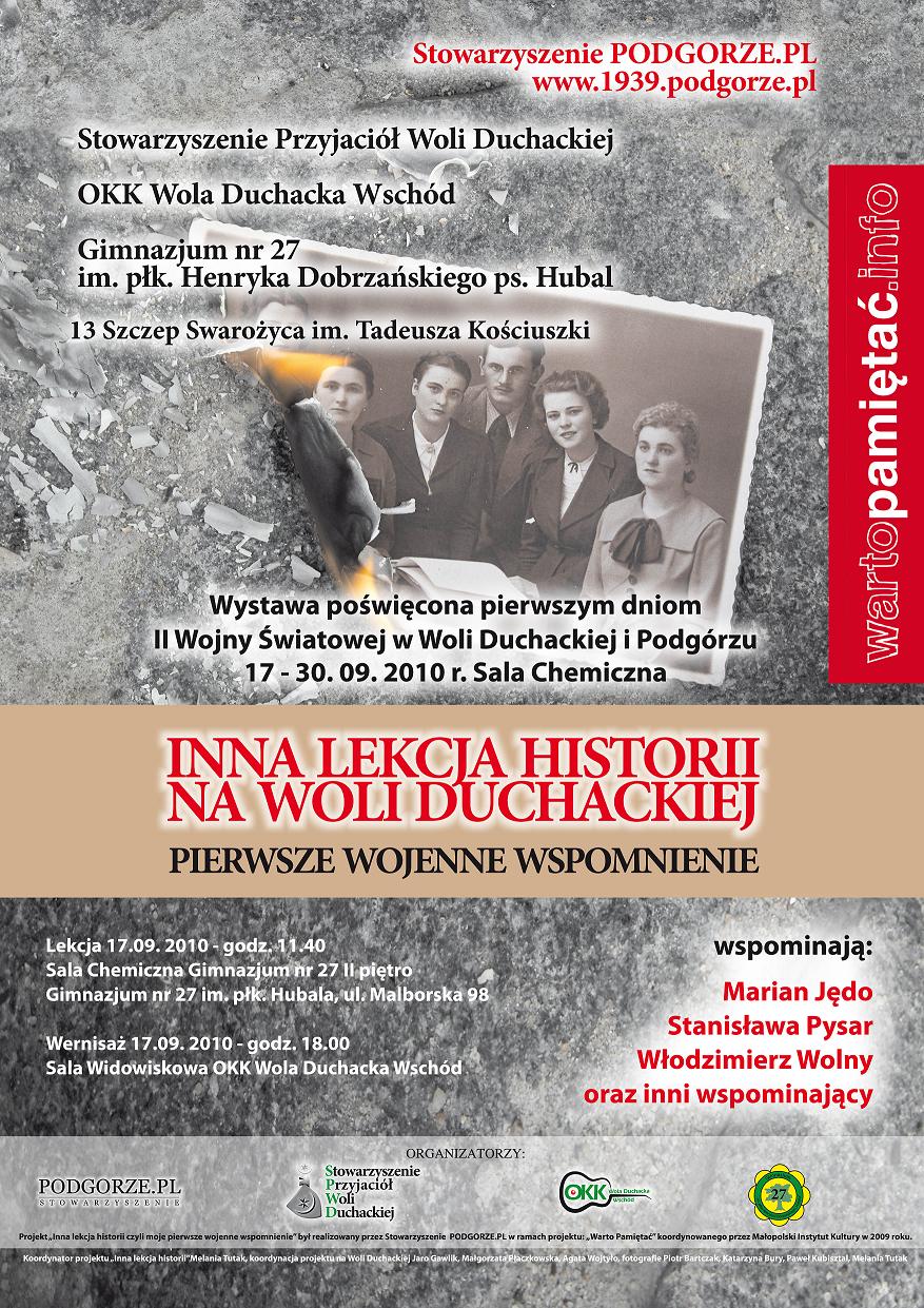 Inna lekcja historii na Woli – 17 – 30.IX