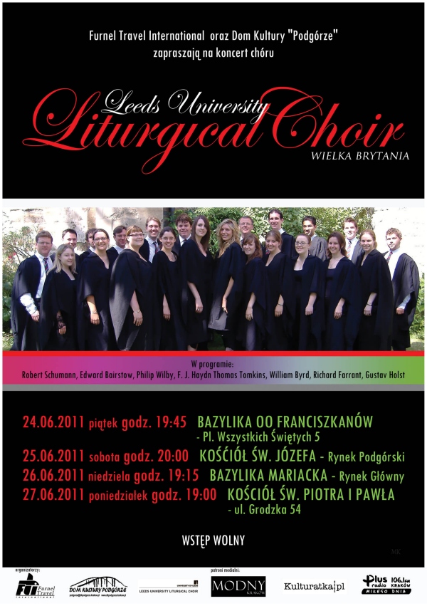 Koncert Chóru Leeds Liturgical University z Wielkiej Brytanii