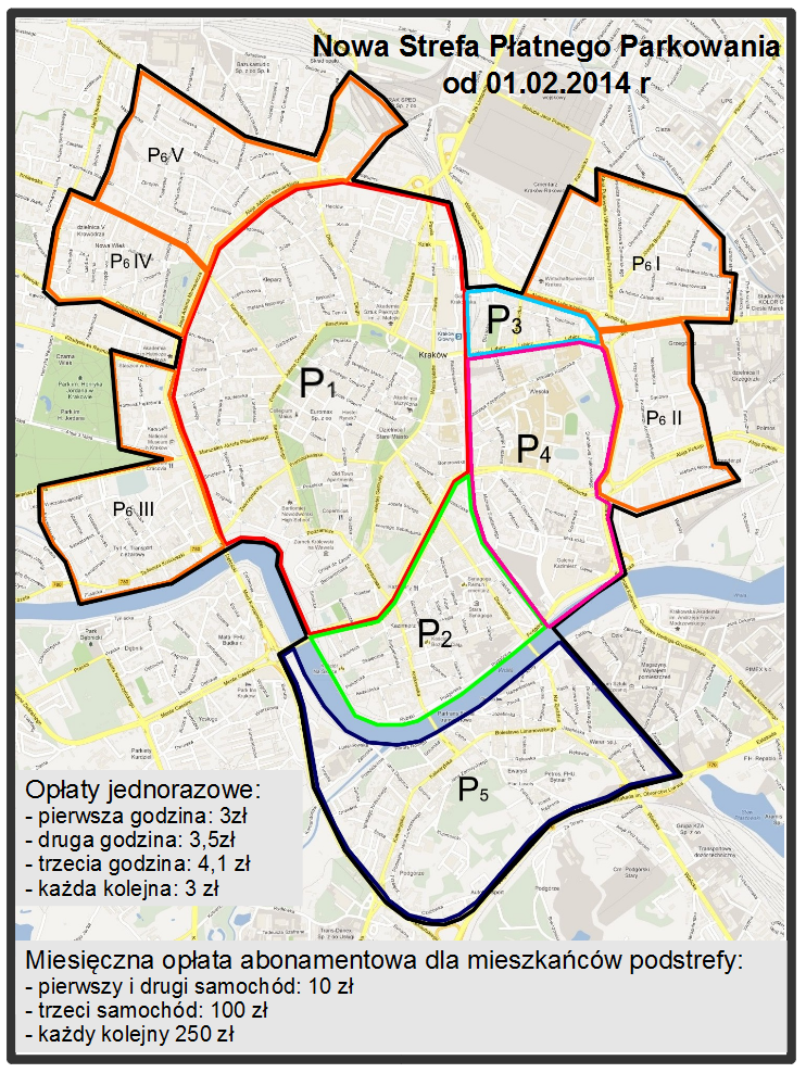 Od 1 lutego 2014 r. u nas strefa płatnego parkowania P5